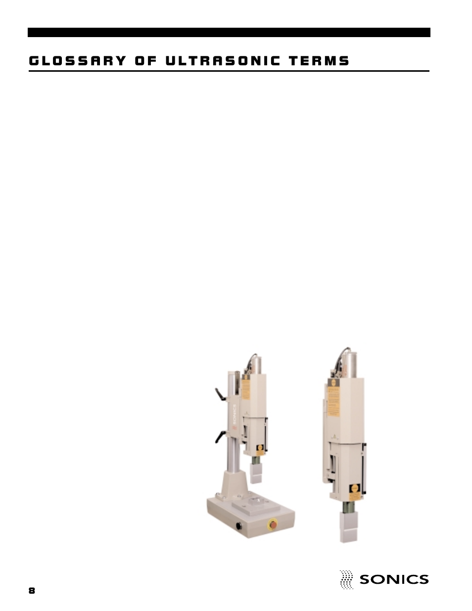 Sonics 1096 Actuator User Manual | Page 9 / 29