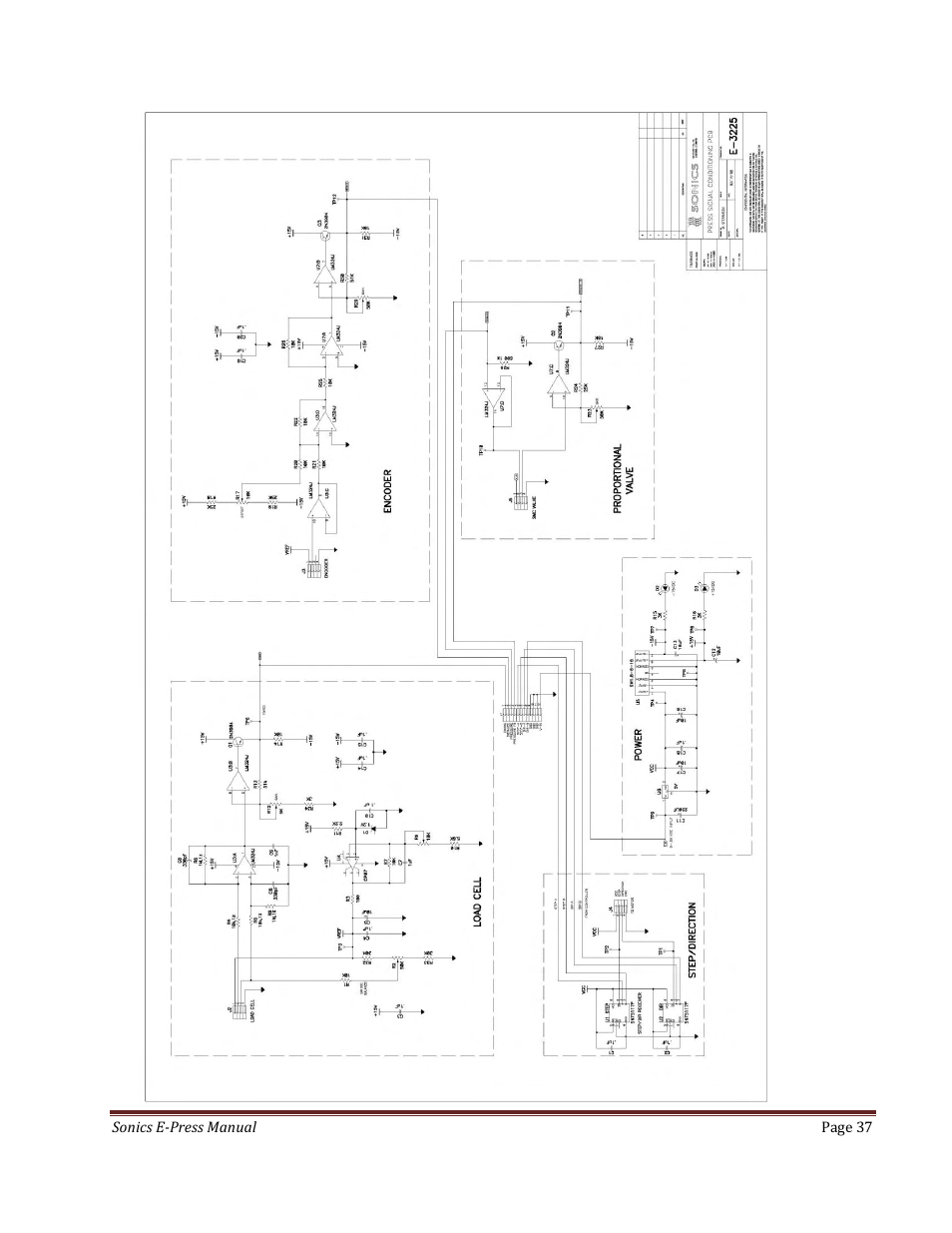 Sonics E-Press User Manual | Page 37 / 46