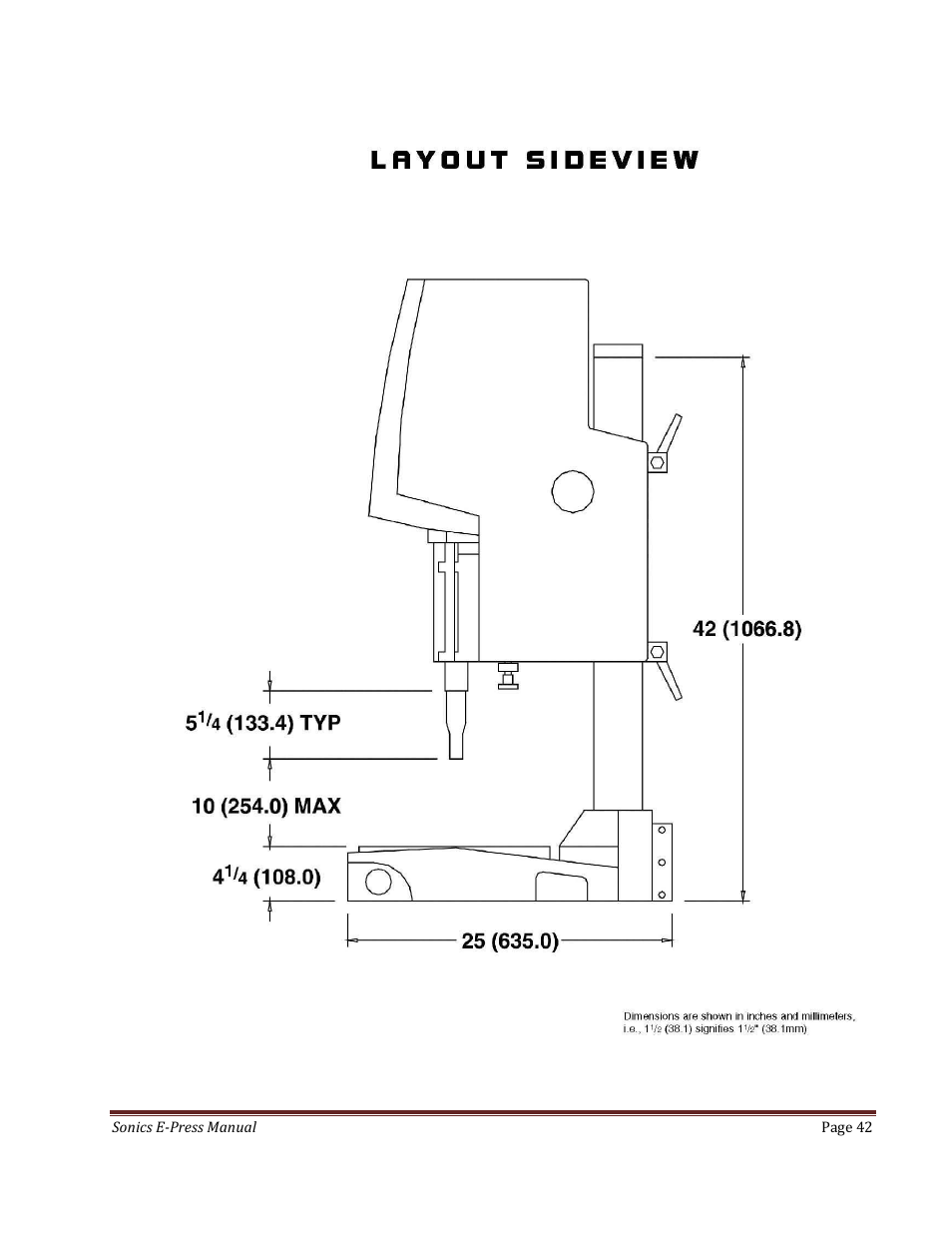 Sonics E-Press User Manual | Page 42 / 46