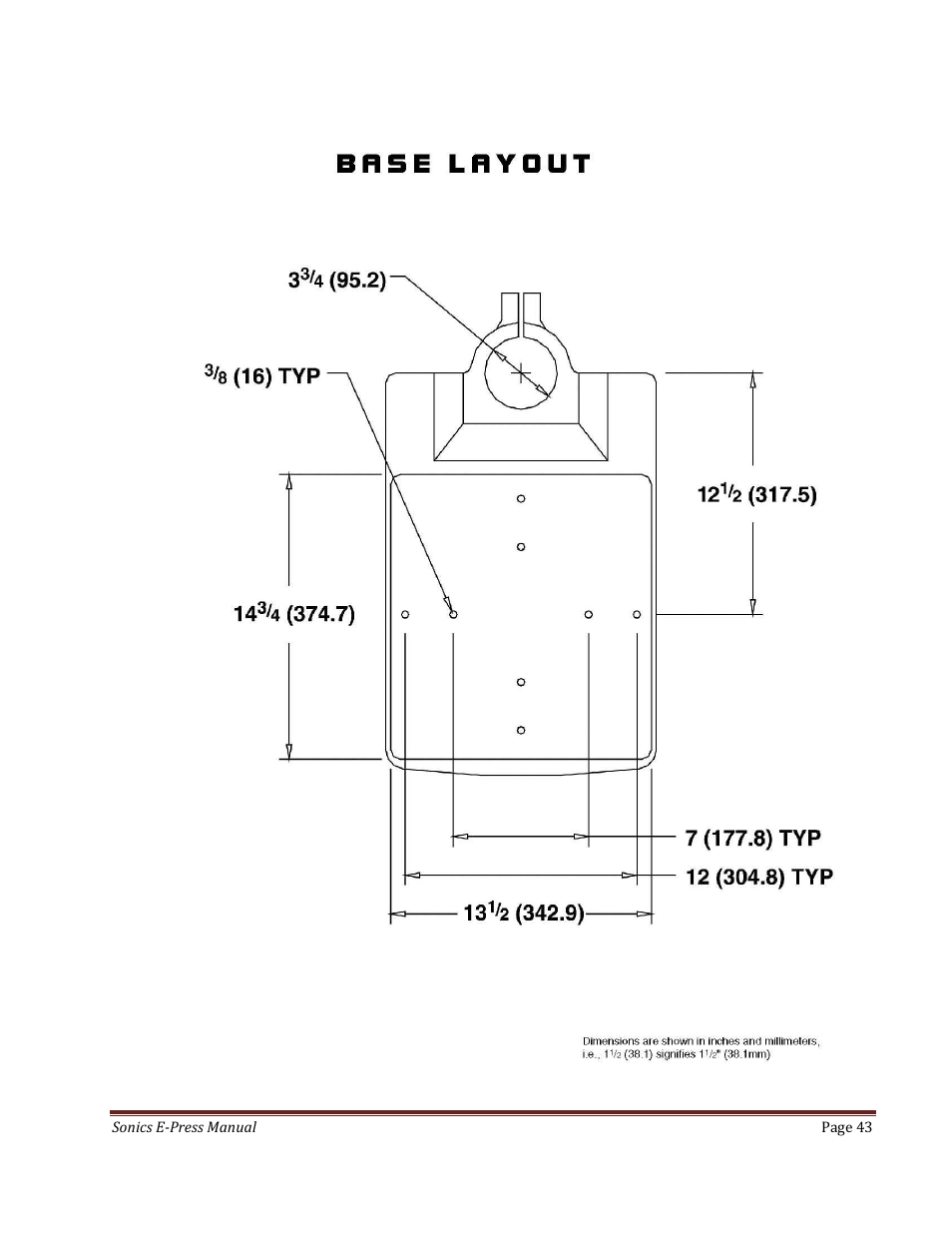 Sonics E-Press User Manual | Page 43 / 46