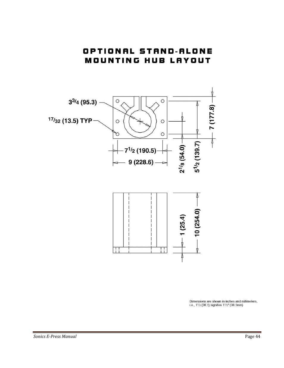 Sonics E-Press User Manual | Page 44 / 46