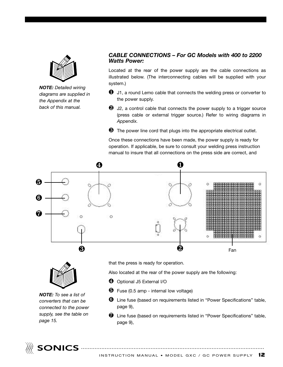 Sonics GC User Manual | Page 13 / 30