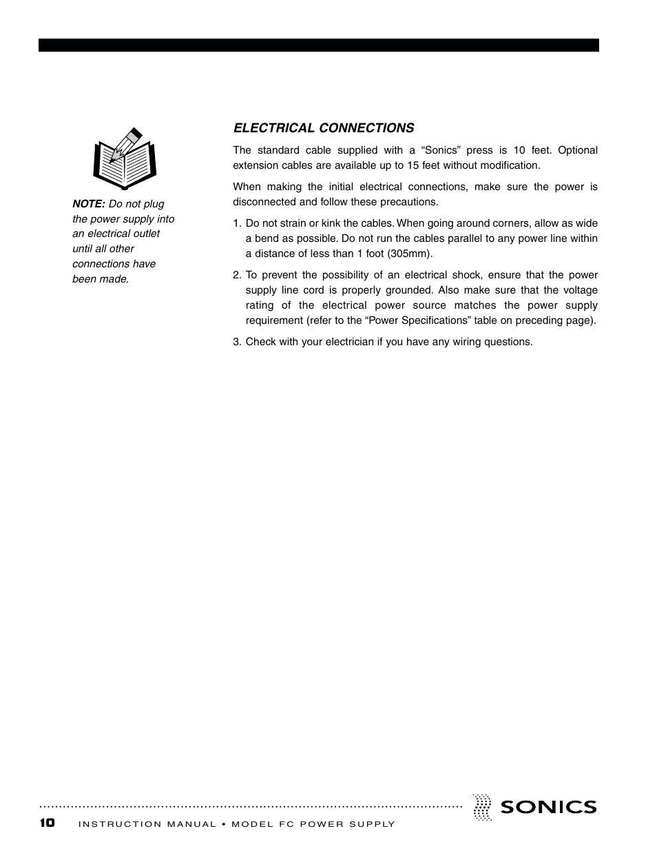 Sonics FC User Manual | Page 11 / 24