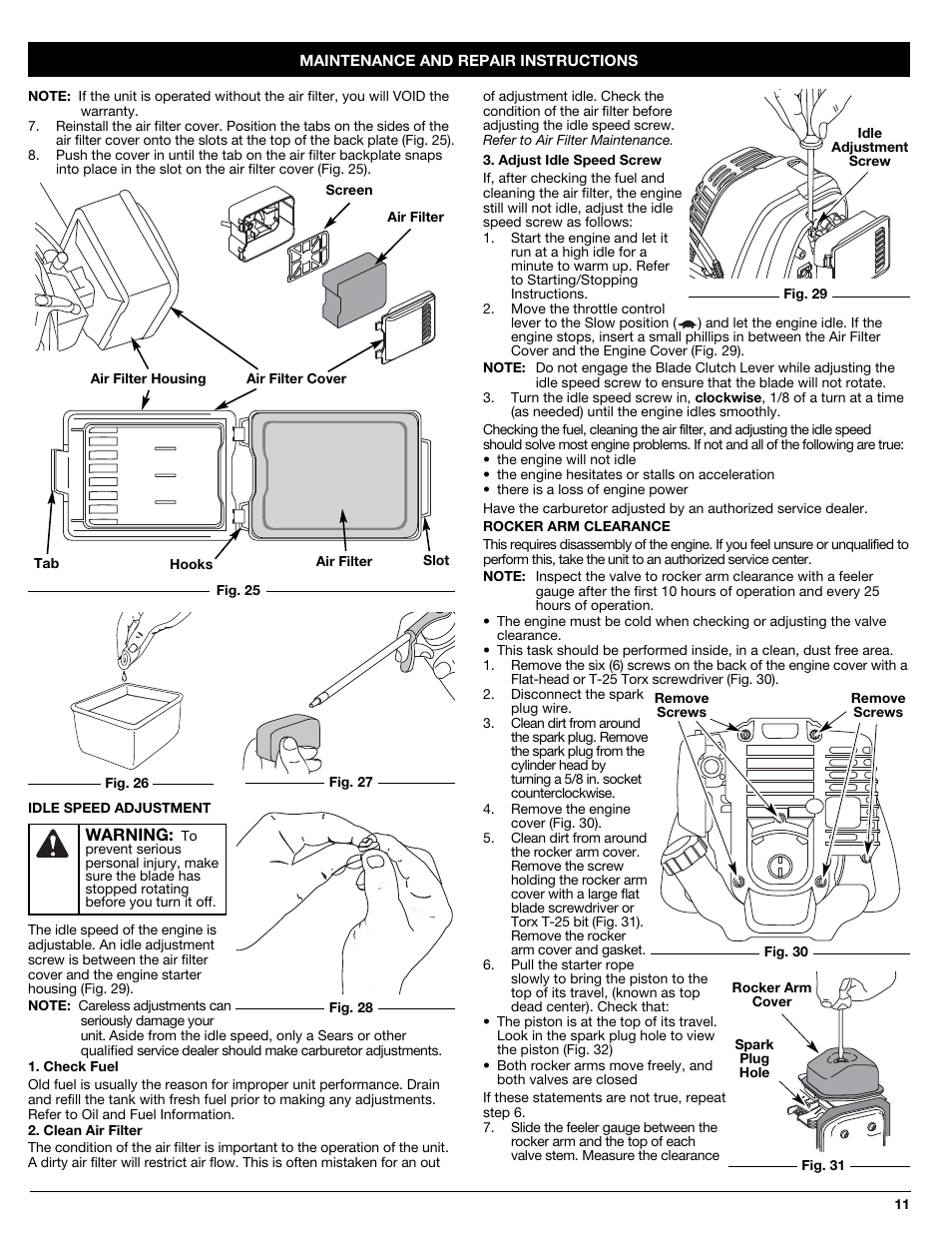 Craftsman 316.77237 User Manual | Page 11 / 36