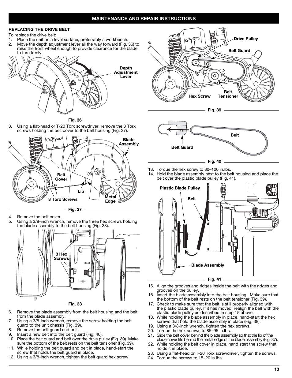 Craftsman 316.77237 User Manual | Page 13 / 36
