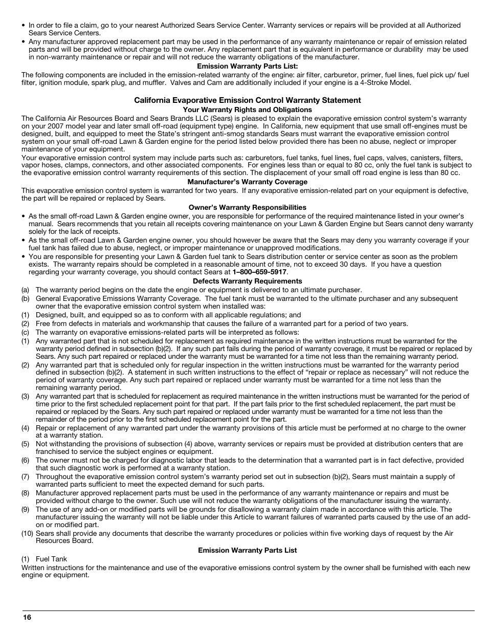 Craftsman 316.77237 User Manual | Page 16 / 36