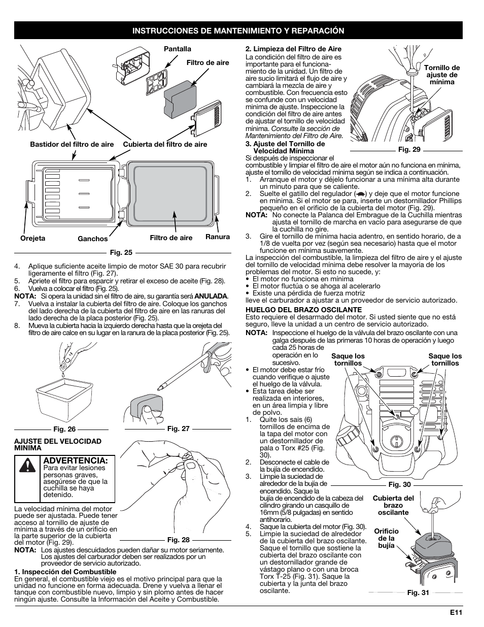 Craftsman 316.77237 User Manual | Page 27 / 36