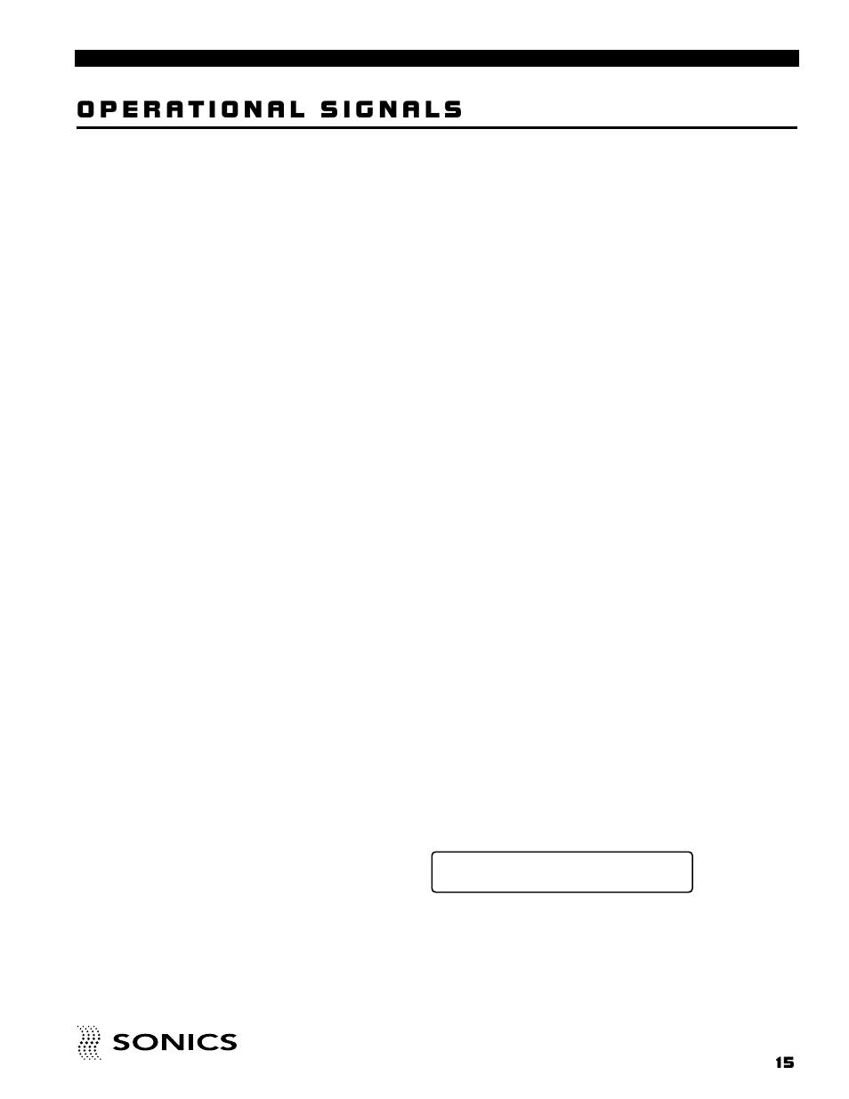 Sonics FM User Manual | Page 16 / 55
