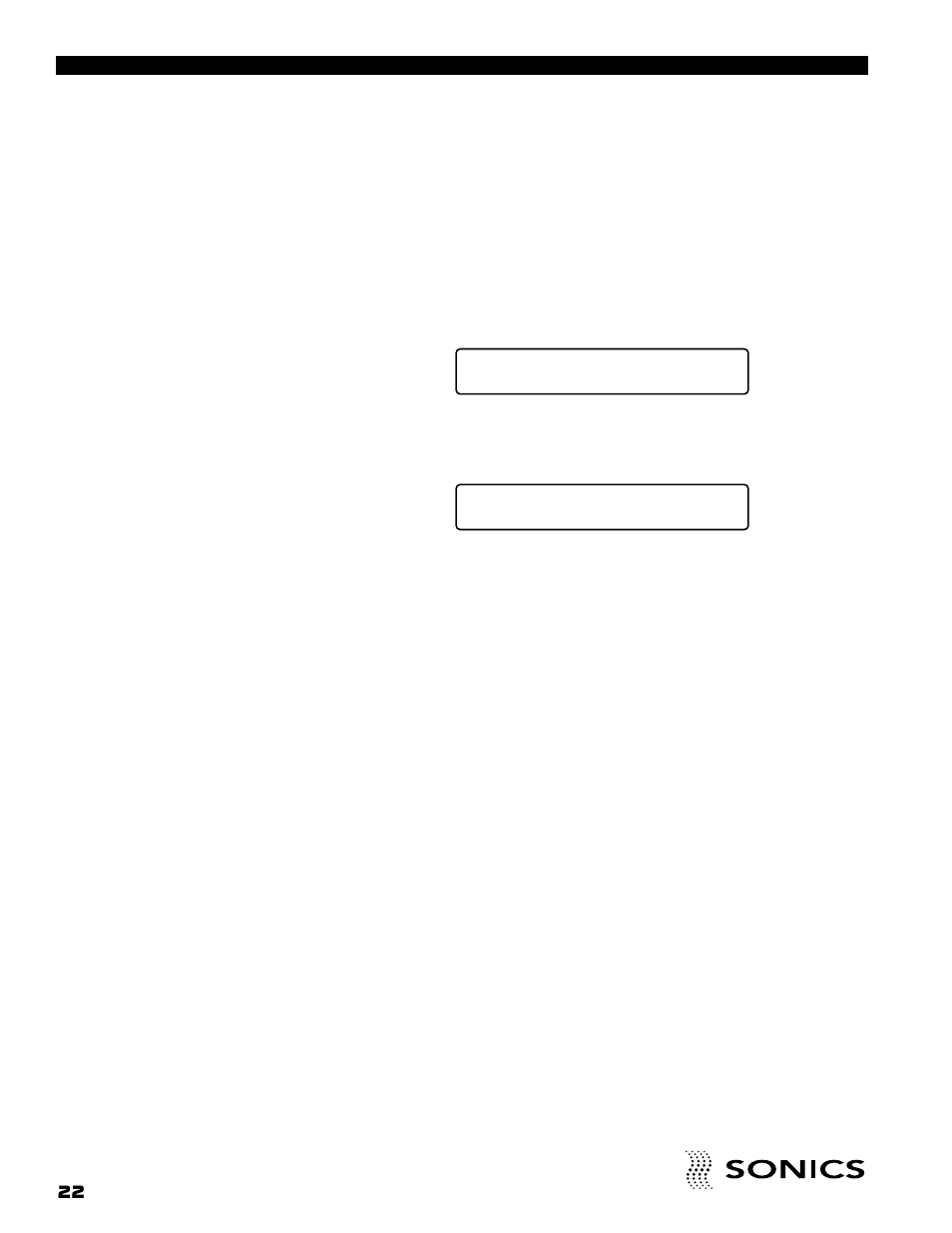 Sonics FM User Manual | Page 23 / 55
