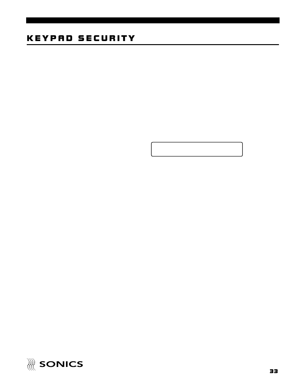 Sonics FM User Manual | Page 34 / 55