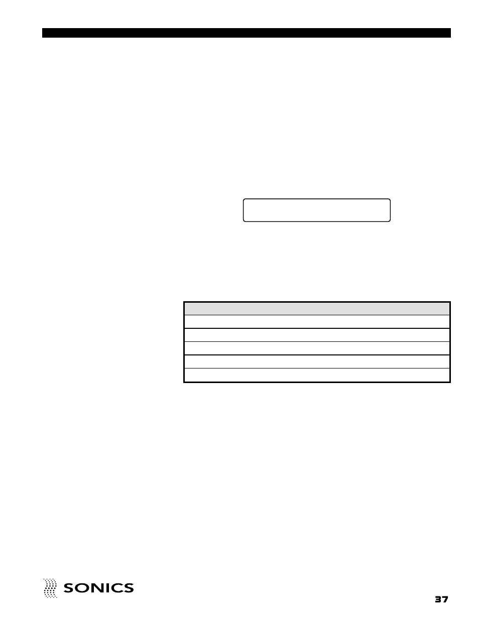 Sonics FM User Manual | Page 38 / 55