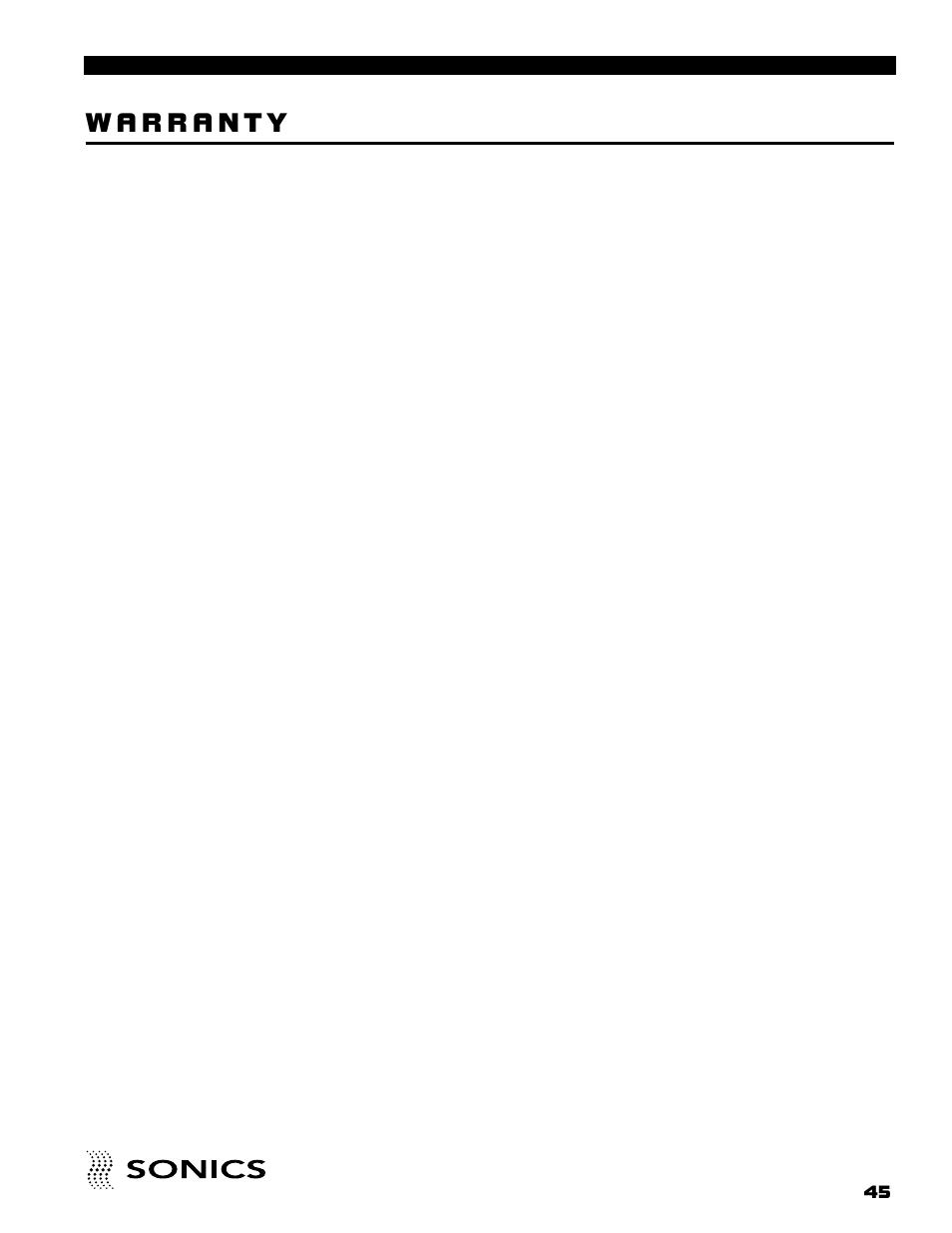 Sonics FM User Manual | Page 46 / 55