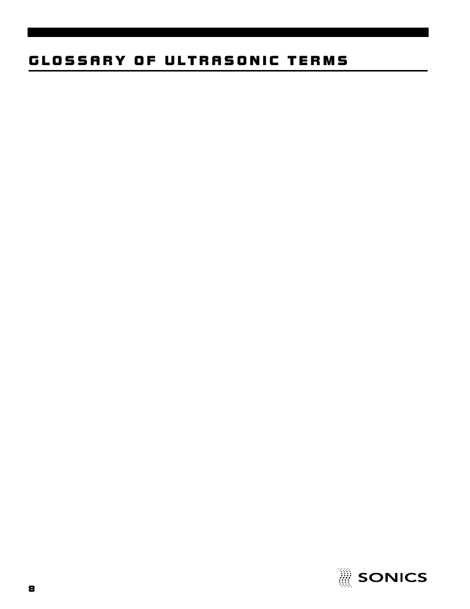 Sonics FM User Manual | Page 9 / 55