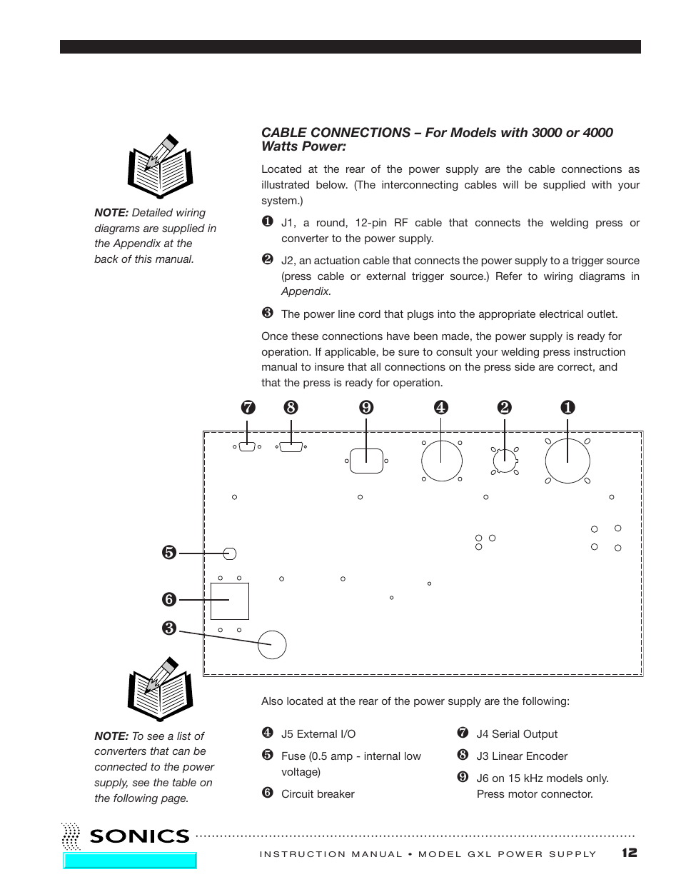 Sonics GXL User Manual | Page 13 / 55