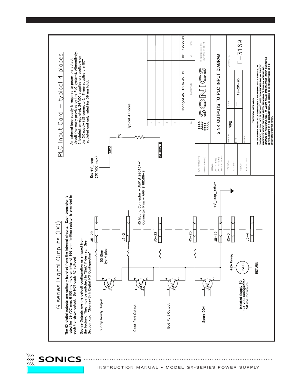 Go to top of document | Sonics GXE User Manual | Page 45 / 52