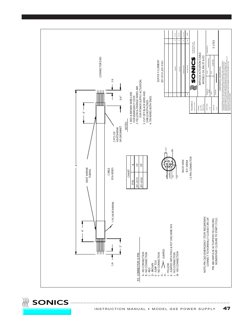 Go to top of document | Sonics GXE User Manual | Page 49 / 52