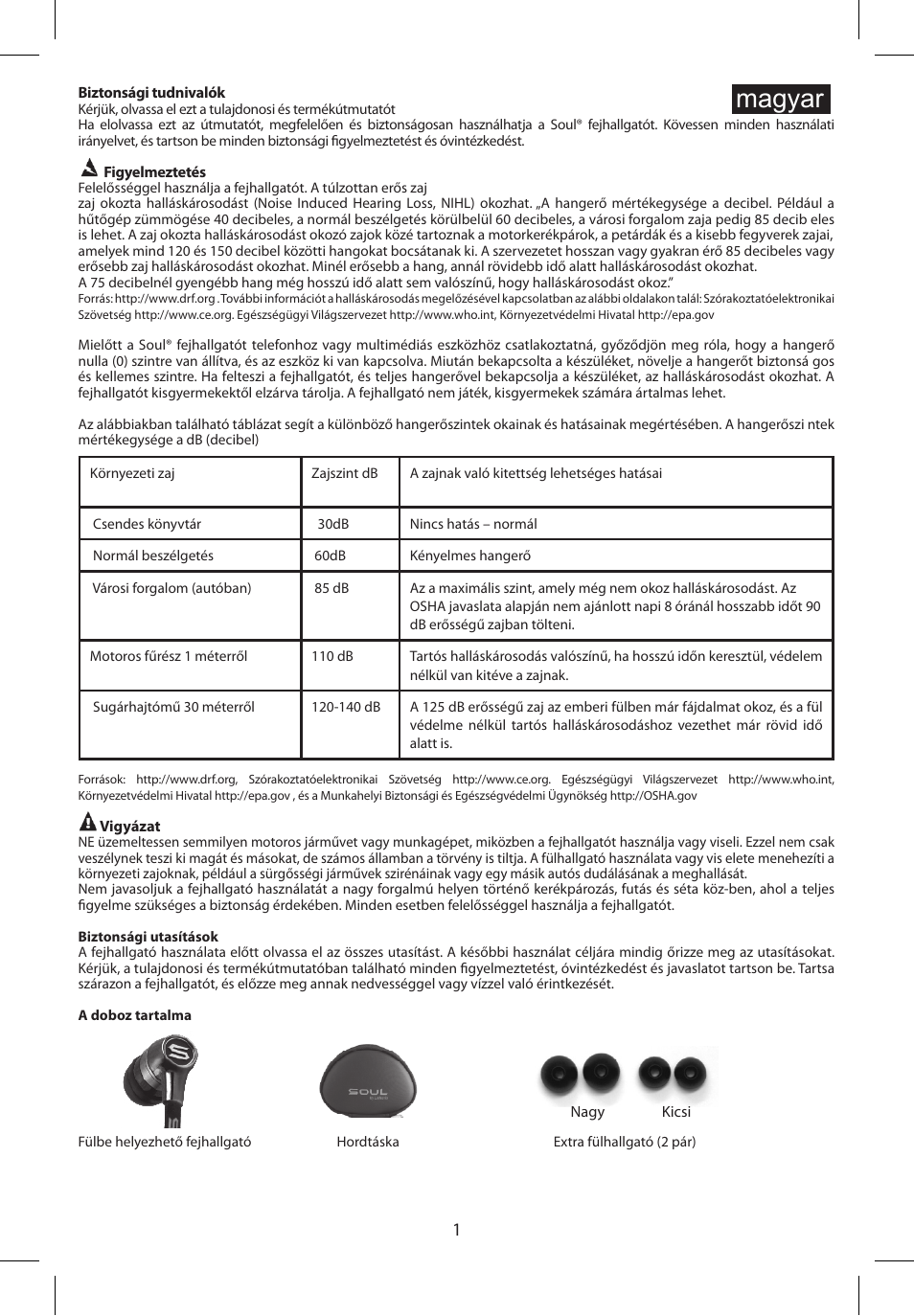 Magyar | Soul Electronics SL49 User Manual | Page 33 / 48