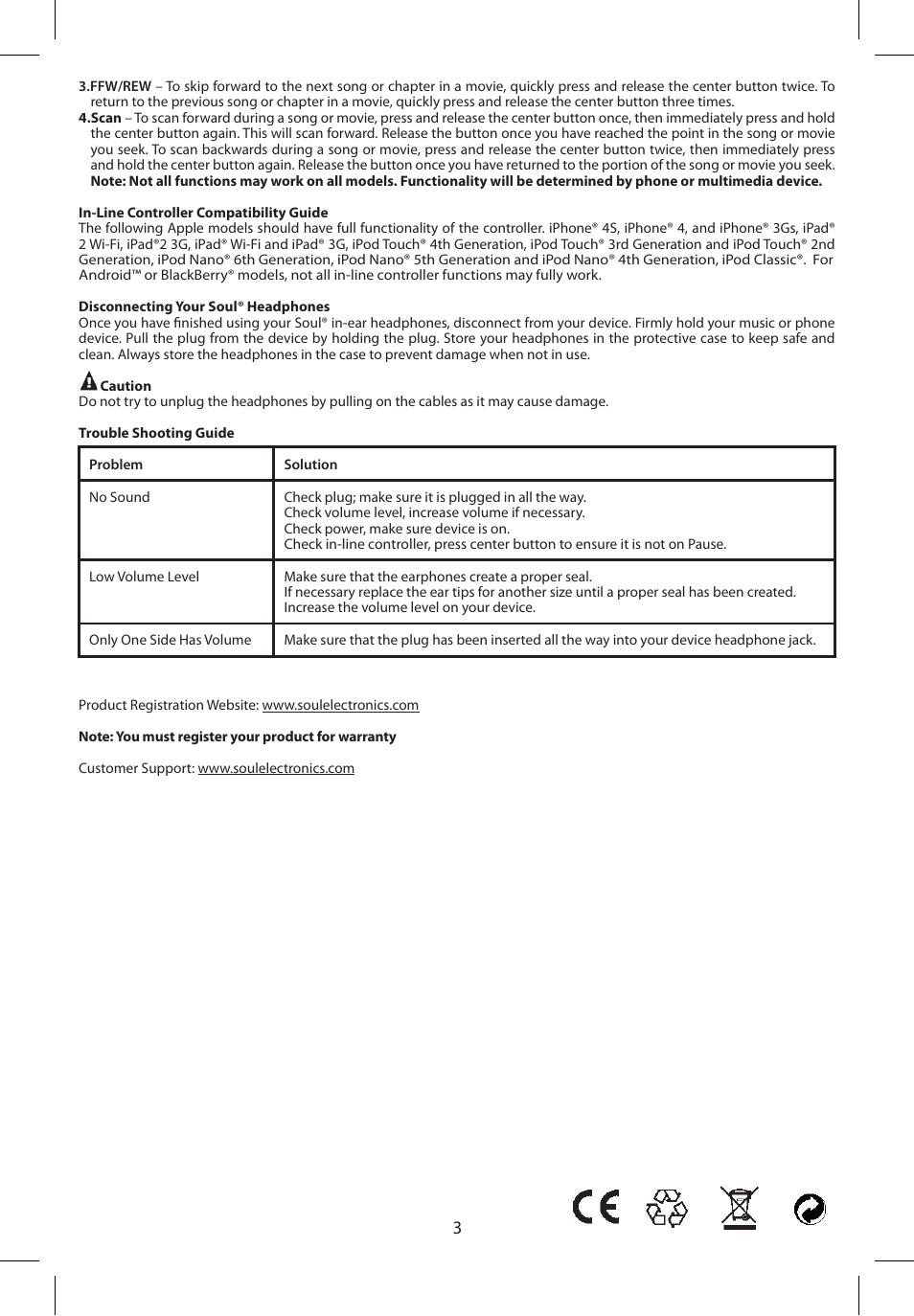 Soul Electronics SL49 User Manual | Page 4 / 48