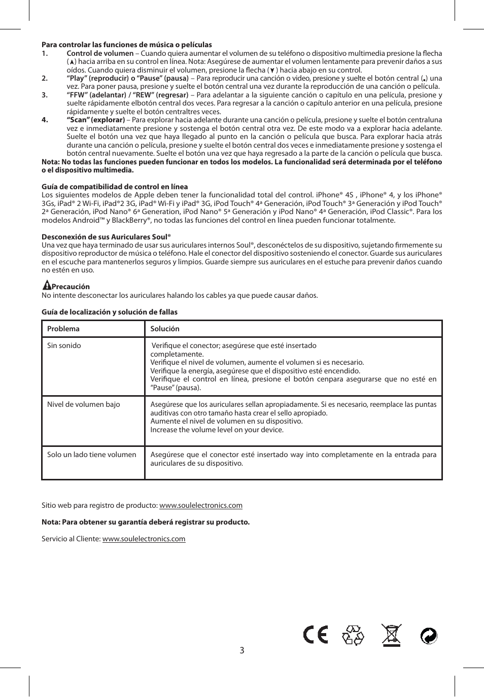 Soul Electronics SL49 User Manual | Page 7 / 48