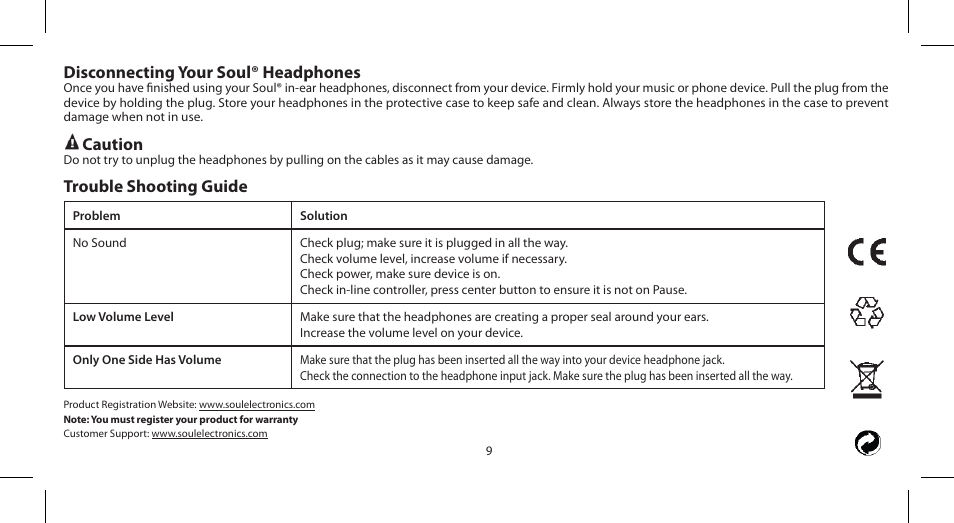 Soul Electronics SL100 User Manual | Page 11 / 148