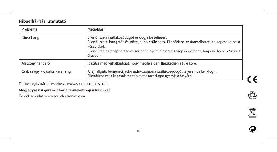 Soul Electronics SL100 User Manual | Page 111 / 148