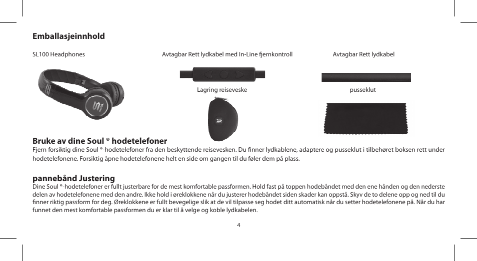 Soul Electronics SL100 User Manual | Page 115 / 148