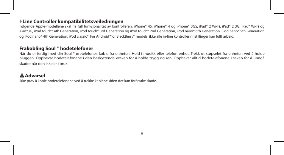 Soul Electronics SL100 User Manual | Page 120 / 148