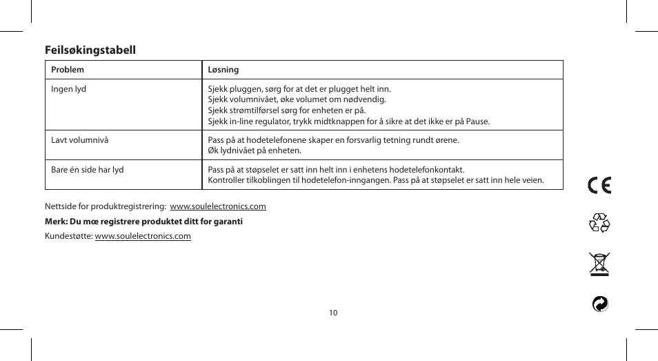 Soul Electronics SL100 User Manual | Page 121 / 148