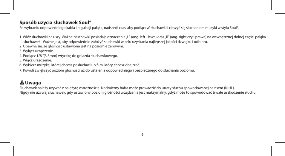 Soul Electronics SL100 User Manual | Page 127 / 148