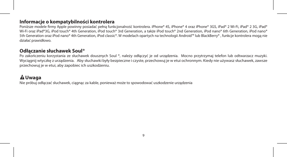 Soul Electronics SL100 User Manual | Page 130 / 148