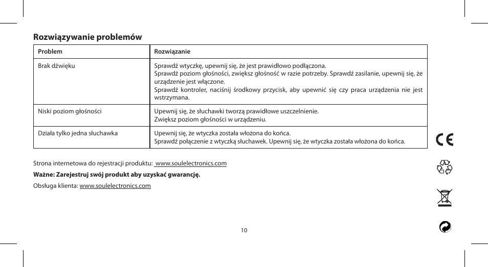 Soul Electronics SL100 User Manual | Page 131 / 148