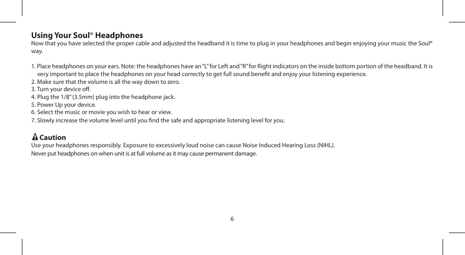 Soul Electronics SL100 User Manual | Page 8 / 148