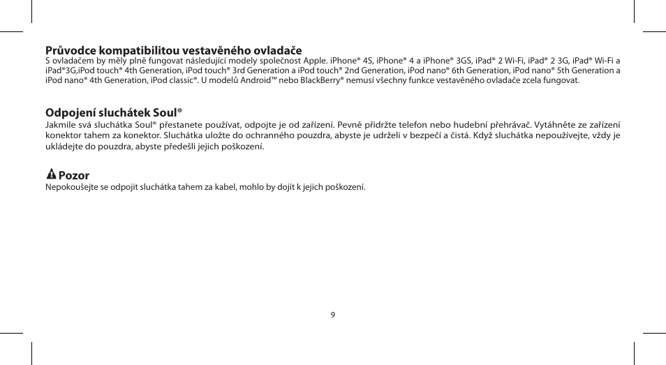 Soul Electronics SL100 User Manual | Page 90 / 148