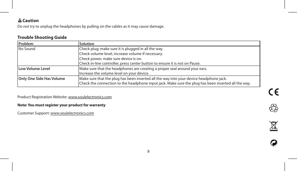 Soul Electronics SL150 User Manual | Page 10 / 121