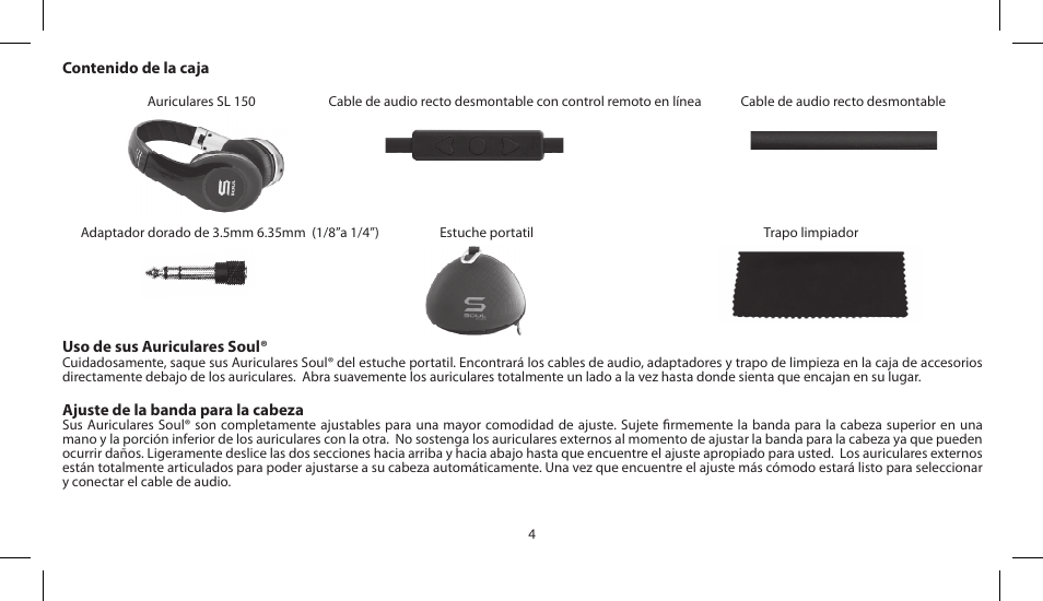 Soul Electronics SL150 User Manual | Page 14 / 121