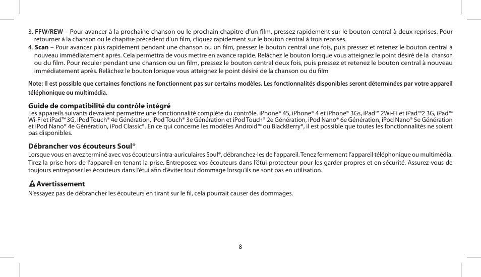 Soul Electronics SL150 User Manual | Page 35 / 121