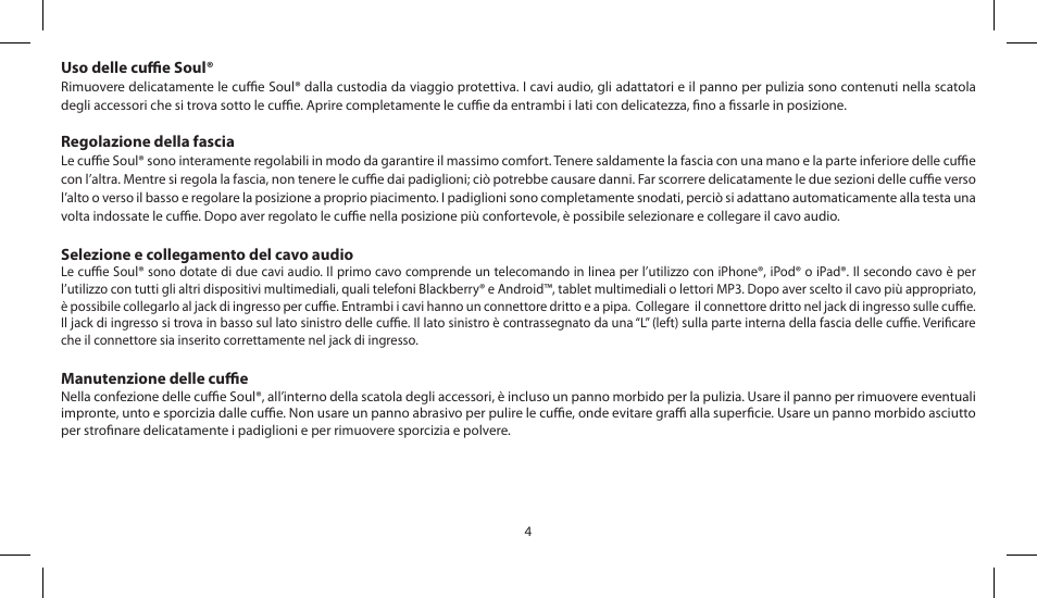 Soul Electronics SL150 User Manual | Page 40 / 121