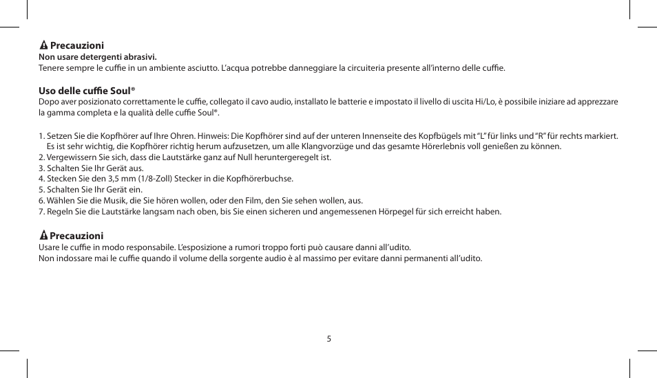 Soul Electronics SL150 User Manual | Page 41 / 121