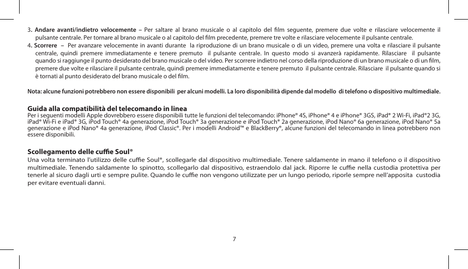 Soul Electronics SL150 User Manual | Page 43 / 121