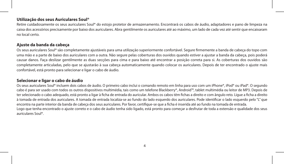 Soul Electronics SL150 User Manual | Page 55 / 121