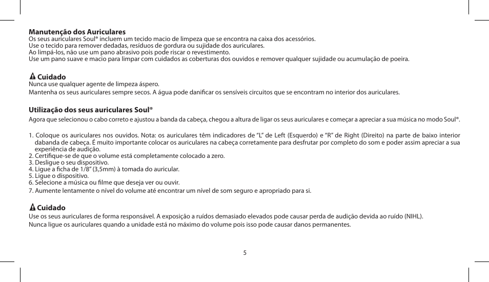 Soul Electronics SL150 User Manual | Page 56 / 121