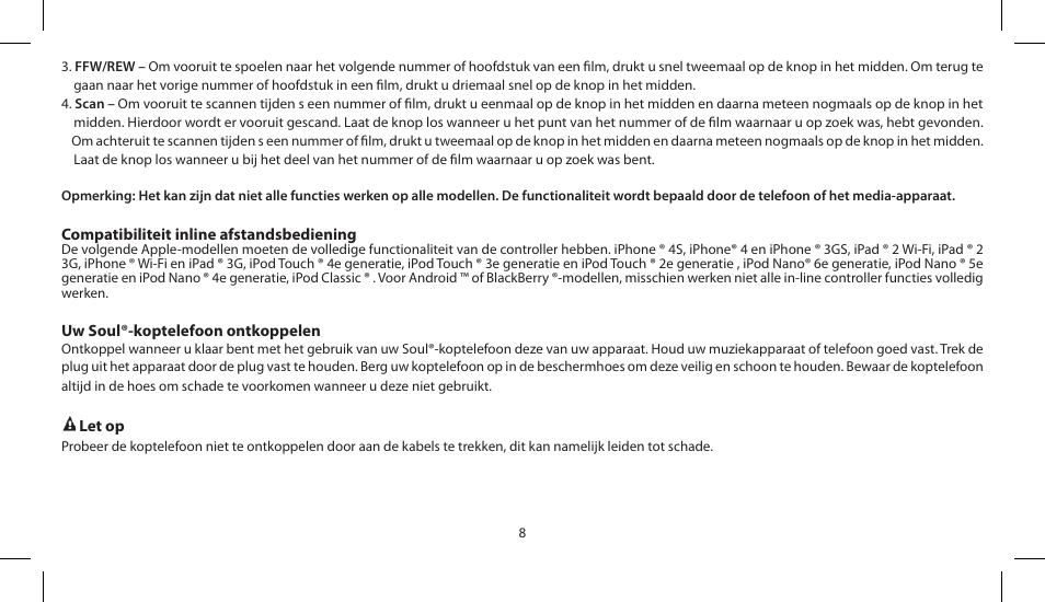 Soul Electronics SL150 User Manual | Page 67 / 121