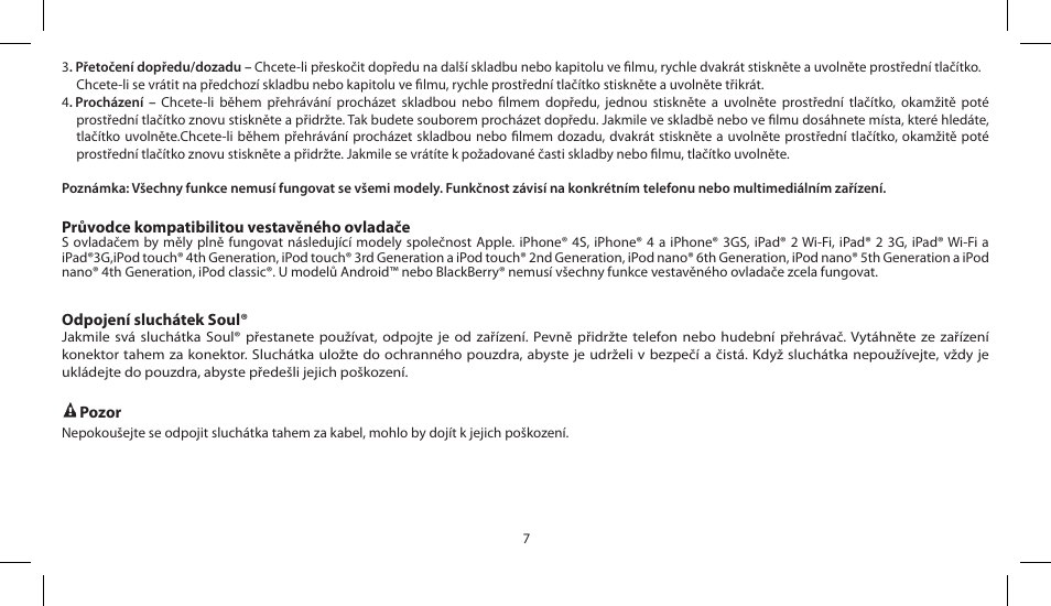 Soul Electronics SL150 User Manual | Page 75 / 121