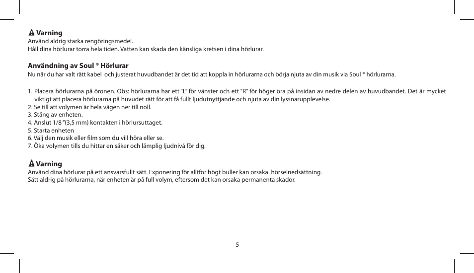 Soul Electronics SL150 User Manual | Page 81 / 121