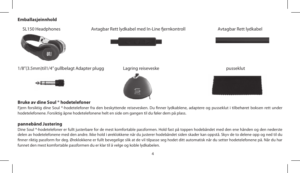 Soul Electronics SL150 User Manual | Page 96 / 121