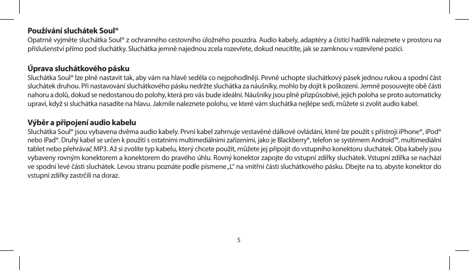 Soul Electronics SL300 User Manual | Page 103 / 183