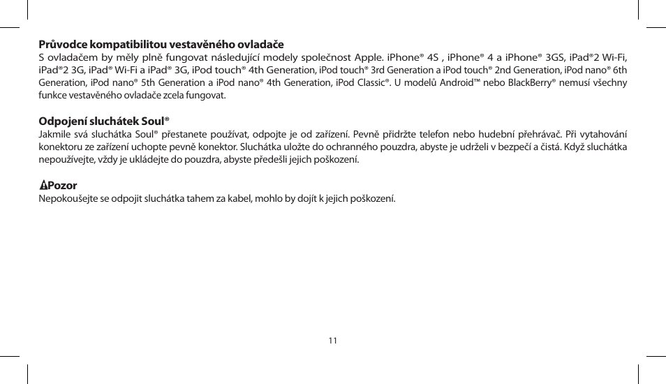 Soul Electronics SL300 User Manual | Page 109 / 183