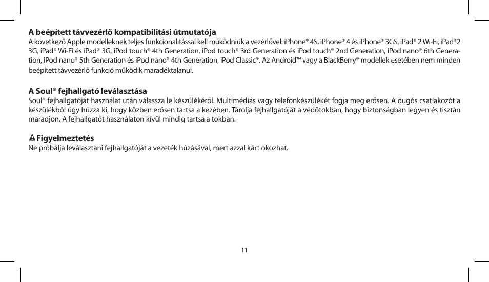 Soul Electronics SL300 User Manual | Page 133 / 183