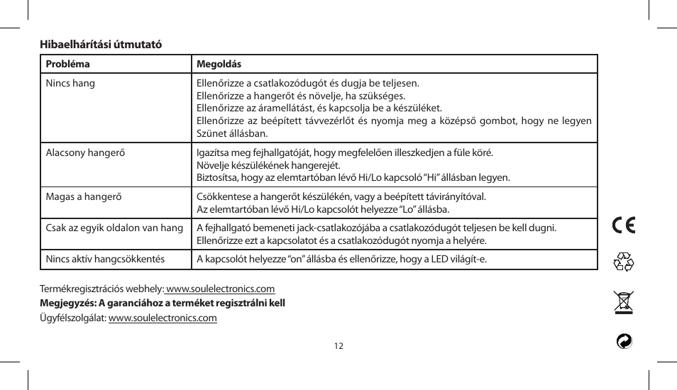 Soul Electronics SL300 User Manual | Page 134 / 183