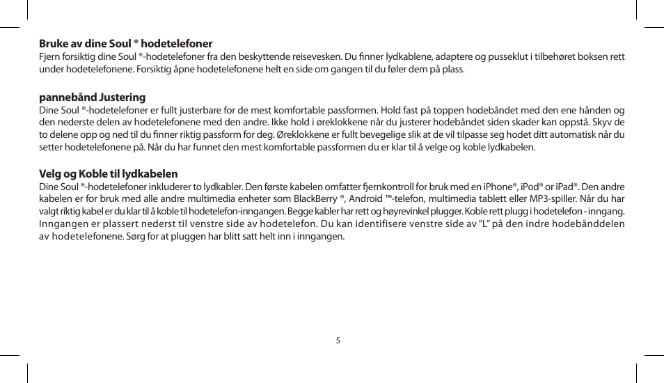 Soul Electronics SL300 User Manual | Page 139 / 183